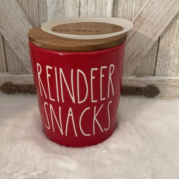 Rae Dunn Reindeer Snacks Cellar - Picture 10 of 10